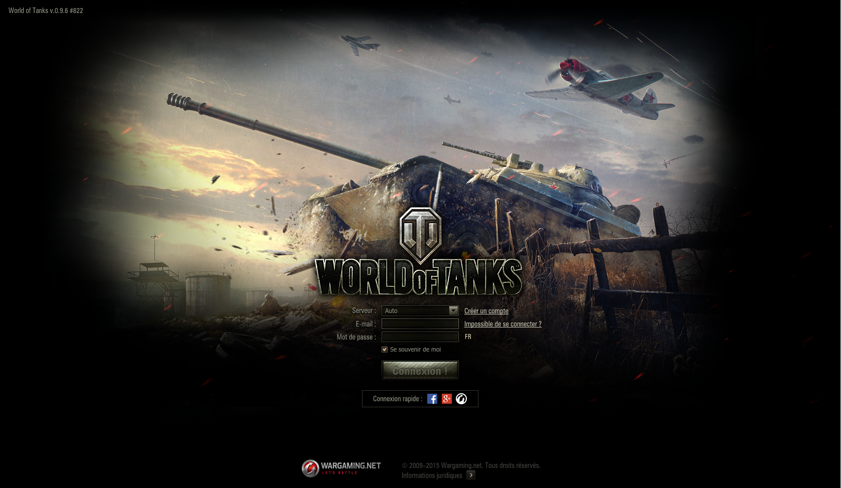 world of tanks login the same as world of warships