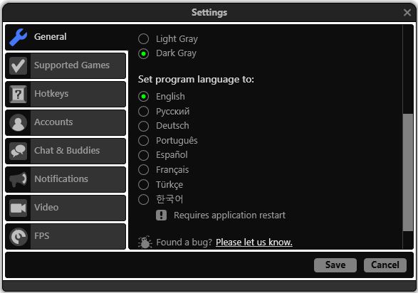 Overwolf Game Settings: Overwolf Support